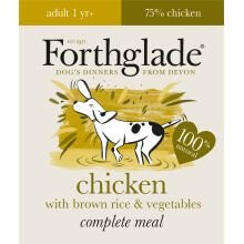 Forthglade Complete Meal Adult Chicken With Brown Rice & Veg (395g) (Pack of 18)