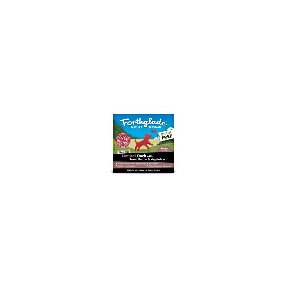 Forthglade Complete Grain Free Adult Duck & Veg (395g) (Pack of 18)