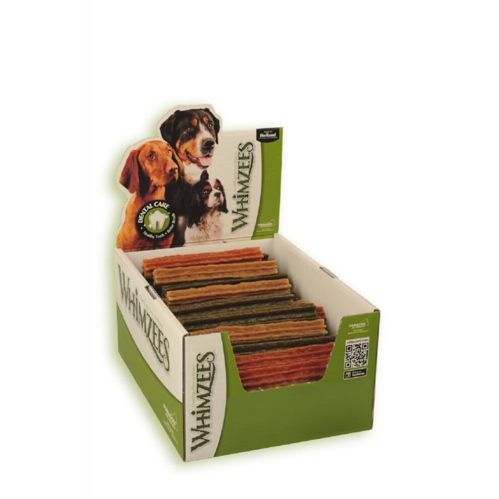 Whimzees Stix 150mm (Medium) All-Natural Dental Chews for Gums & Tartar Control KWH217
