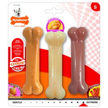 Nylabone Extreme Chew Triple Pack Pb Chicken & Bacon Small