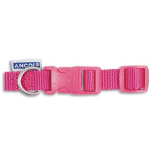 Heritage Nylon Adjustable Collar Raspberry 19mm X25-50cm Sz2-5