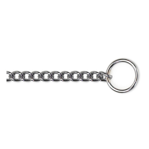 Ancol Heritage Check Chain Collar Medium 45cm Sz 4