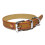 Rosewood Luxury Leather Collar Tan 3/4'' X 14-18'' 1