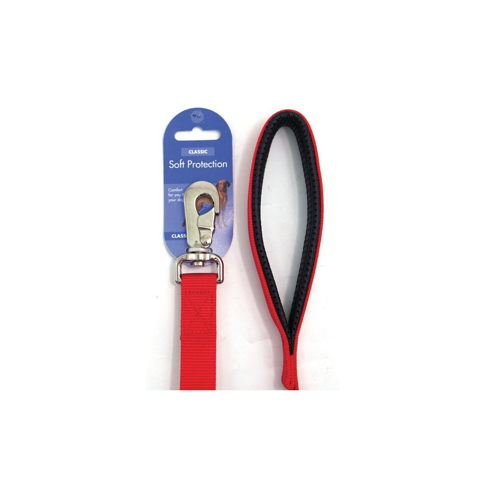 Classic Soft Protection Nylon Padded Lead Red 40 X 5/8''