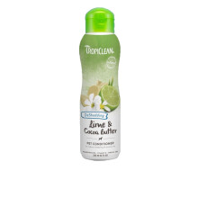Tropiclean Lime & Cocoa Butter Conditioner 355ml - Gentle Clean, Softens Skin, No Residue, Natural Oatmeal | 13046