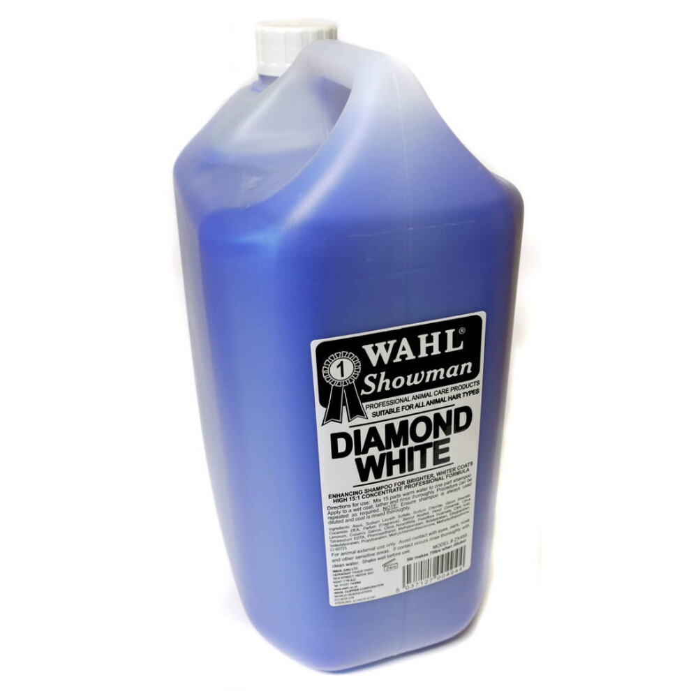 Wahl Concentrated Diamond Shampoo 5Ltr White