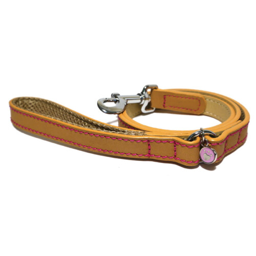 Rosewood Luxury Leather Lead Tan 3/4'' X 40''