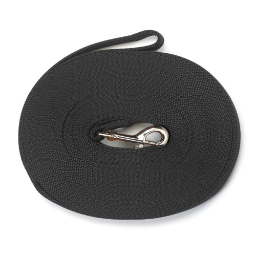 Ancol Nylon Outdorr Training Line Black 15m/50ft