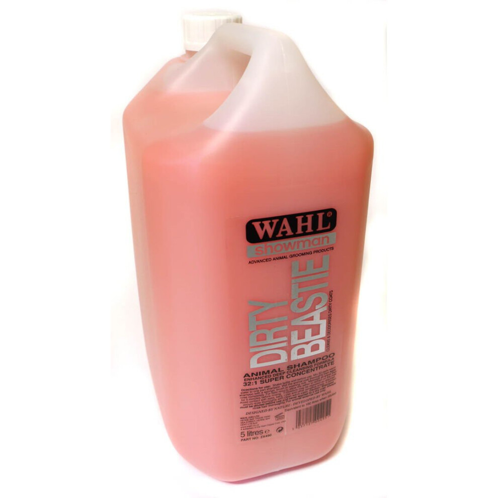 Wahl Concentrated Dirty Beastie Shampoo 5ltr