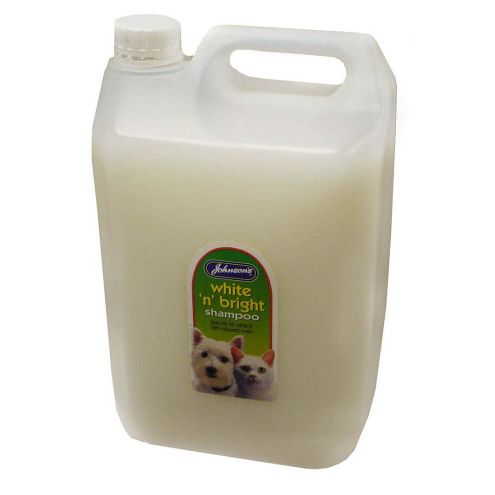 Jvp Dog & Cat White 'n' Bright Shampoo 5ltr