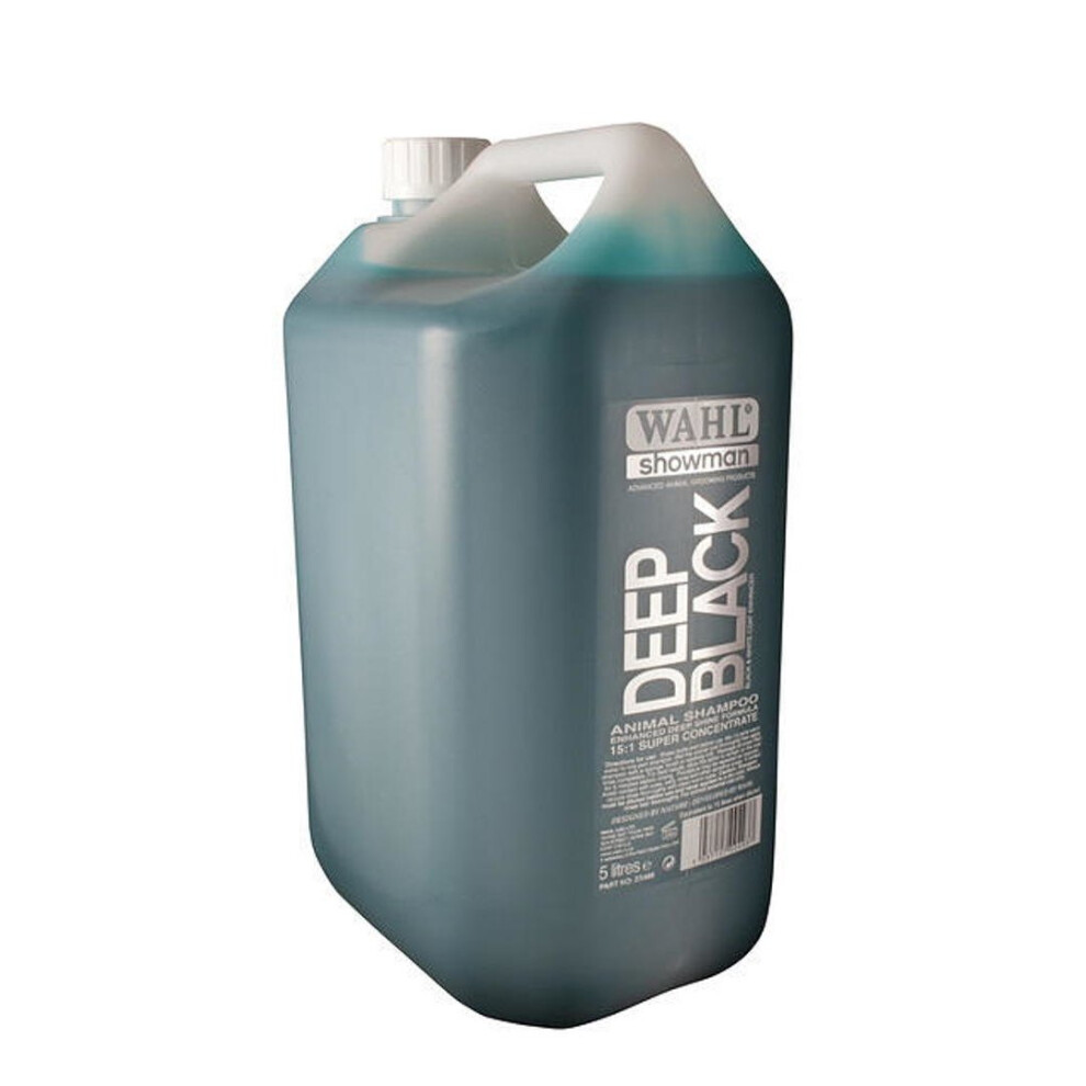 Wahl Concentrated Deep Black Shampoo 5ltr