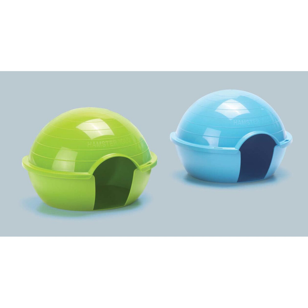 Hamster Igloo Assorted Colours 15x12x11cm