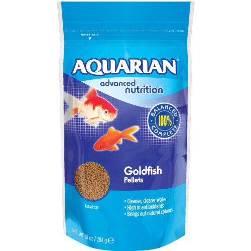 Aquarian Aquarian Goldfish Pellet 284g