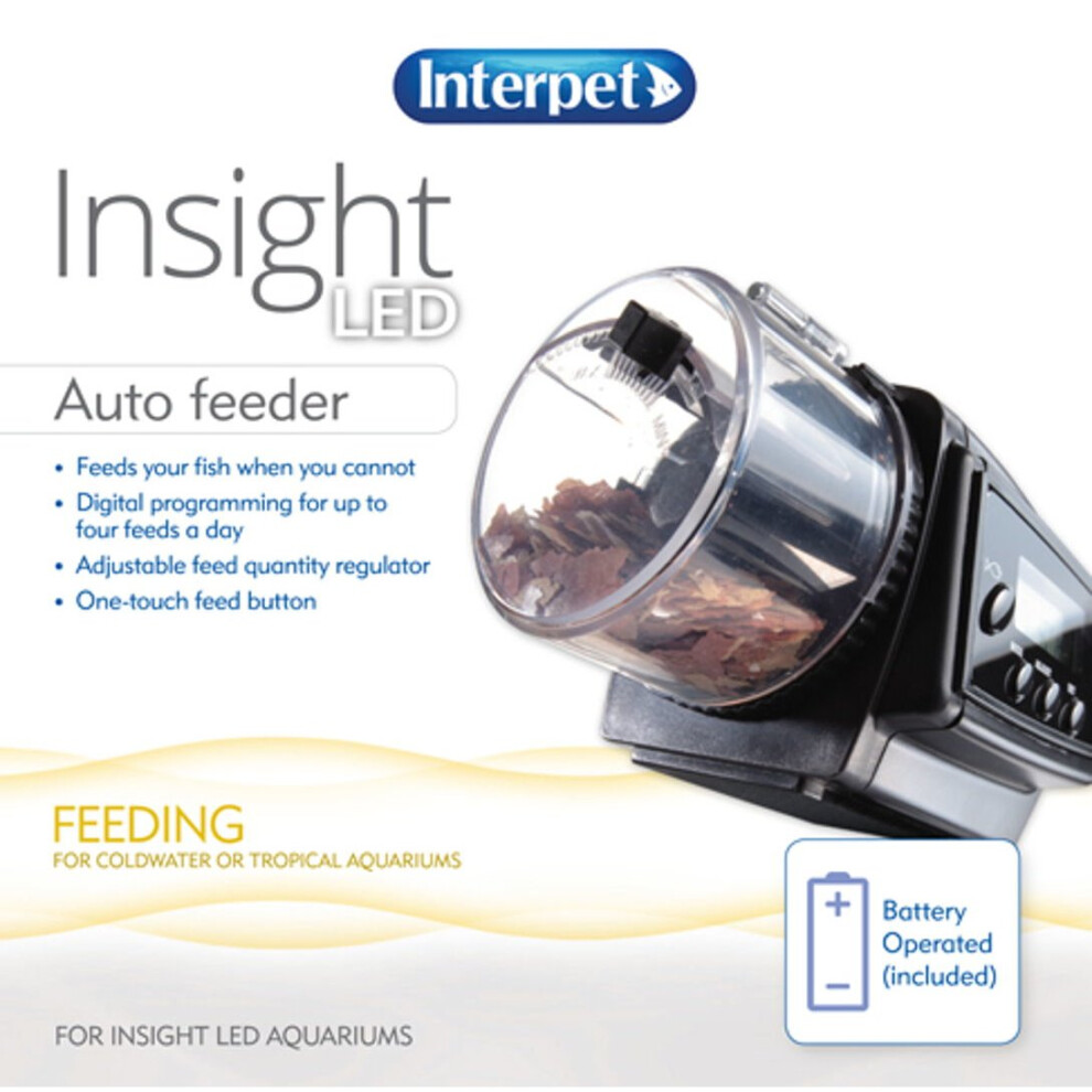 Interpet Auto Feeder For Insight Aquarium 40ltr & 60ltr