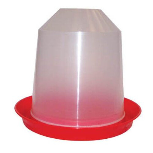Savic Aviary Drinker Red/transparent 6 Litre 24.5x29cm