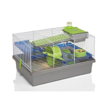 Options Small Animal Pico Hamster Cage Silver (Pack of 2)