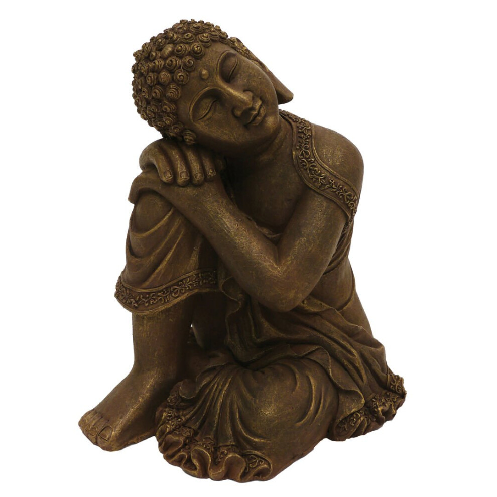 Blue Ribbon Ruins Wrecks & Skulls Temple Gate Resting Buddha 12x13x18cm