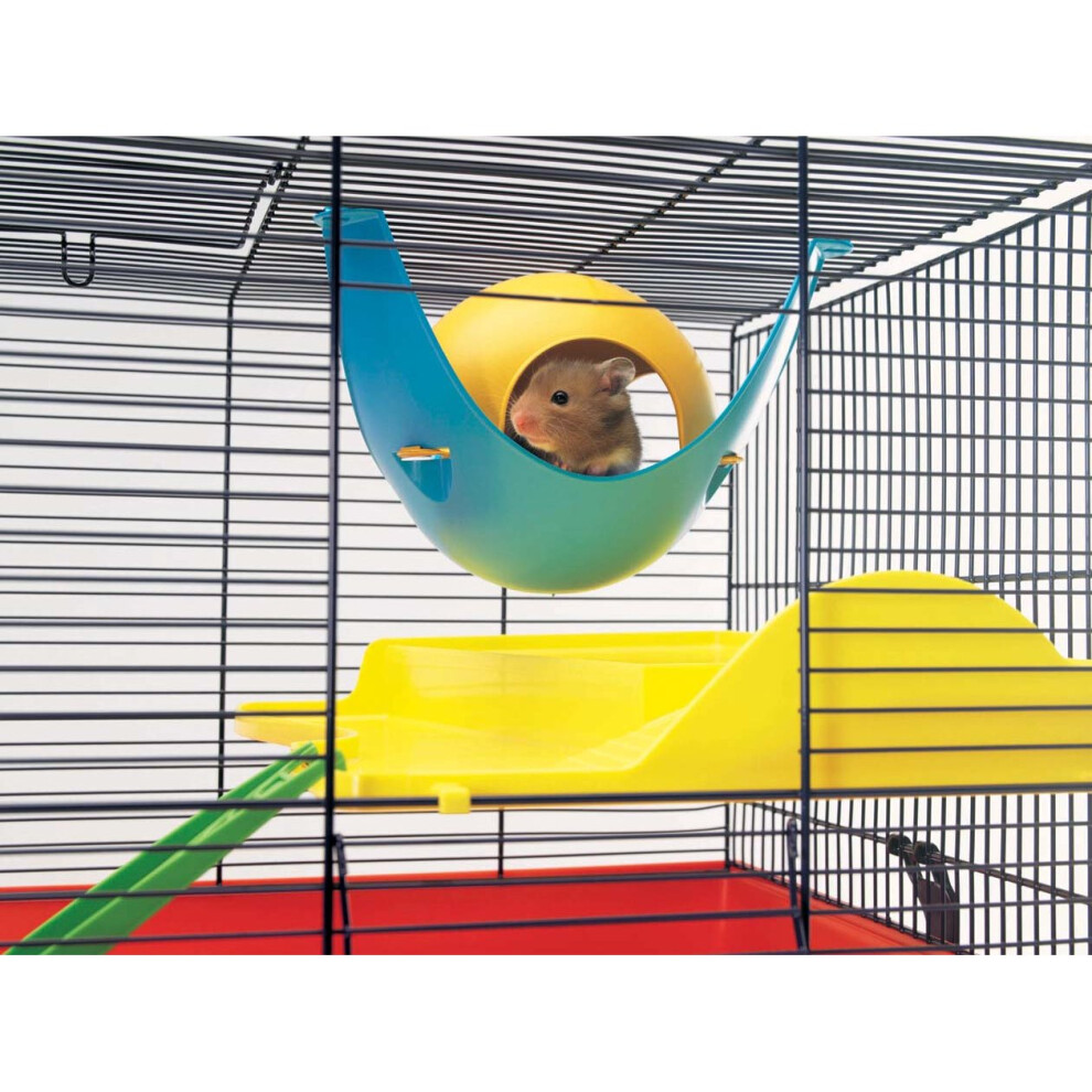 Sputnik Hamster House Assorted Colours 21.5x21.5x12.5cm