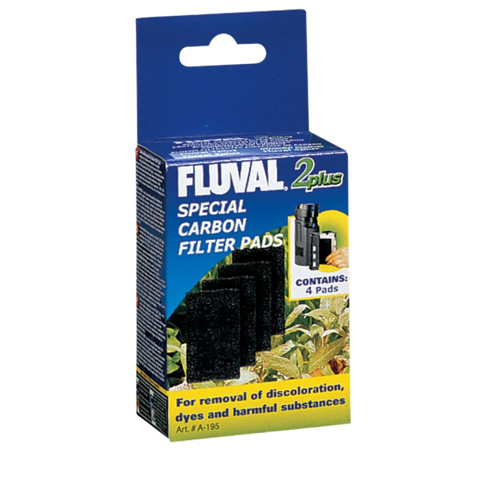 Fluval 2 Plus Replacement Carbon Pad 4pack