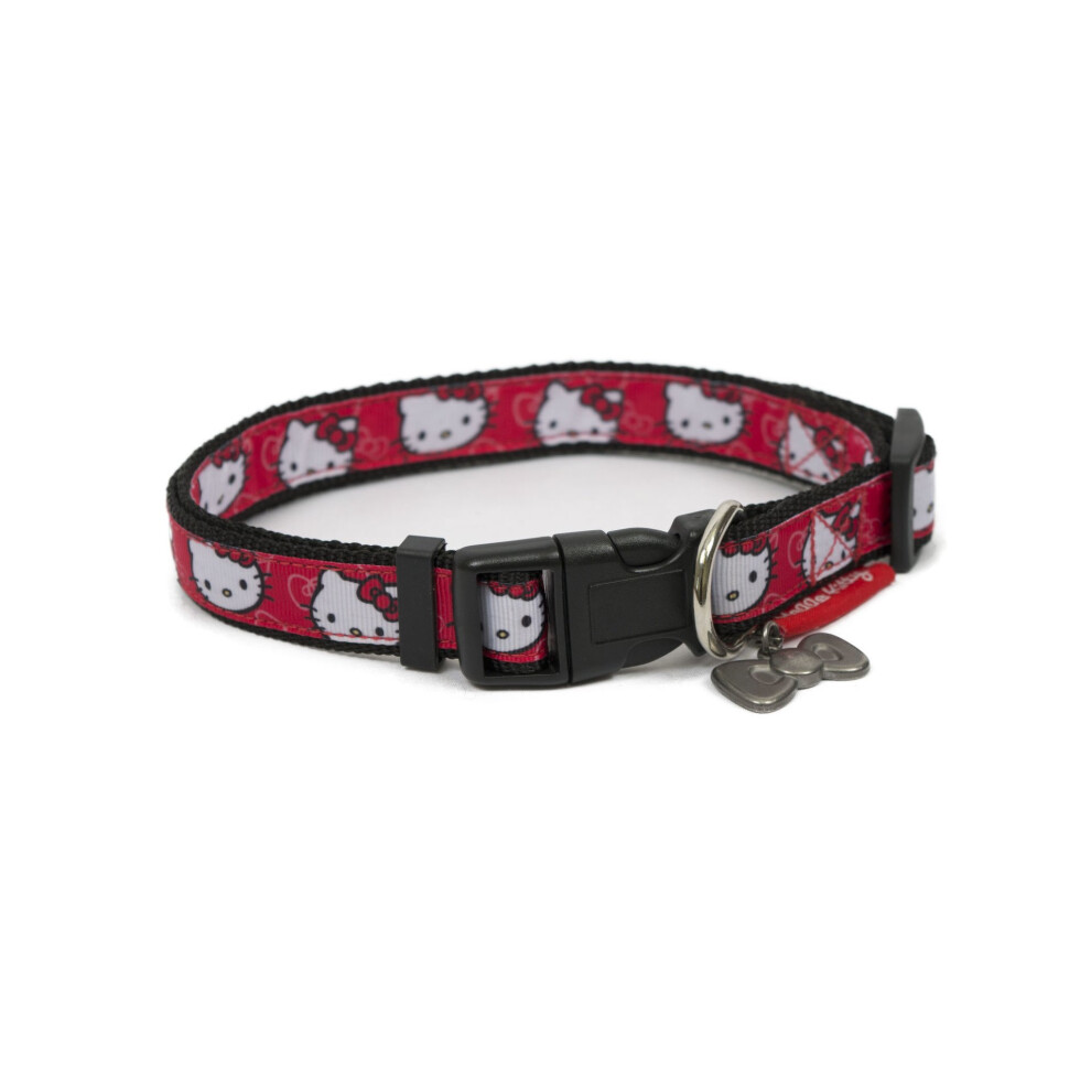 Hello Kitty Premium Kitty Design Dog Collar 2 X 40-56cm Medium