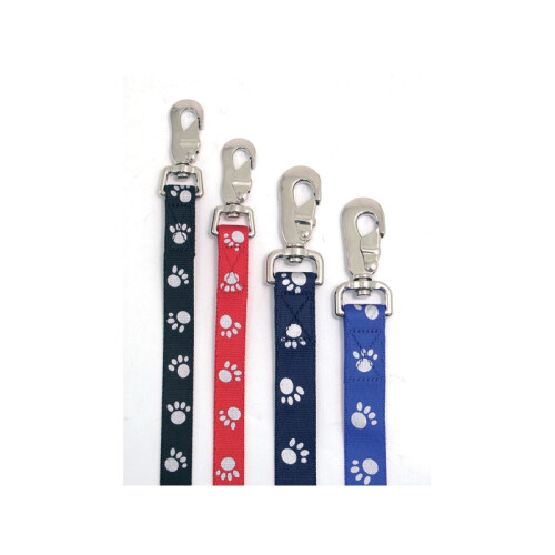 Rosewood Reflective Soft Protection Nylon Collar Padded Black 20x3/4''