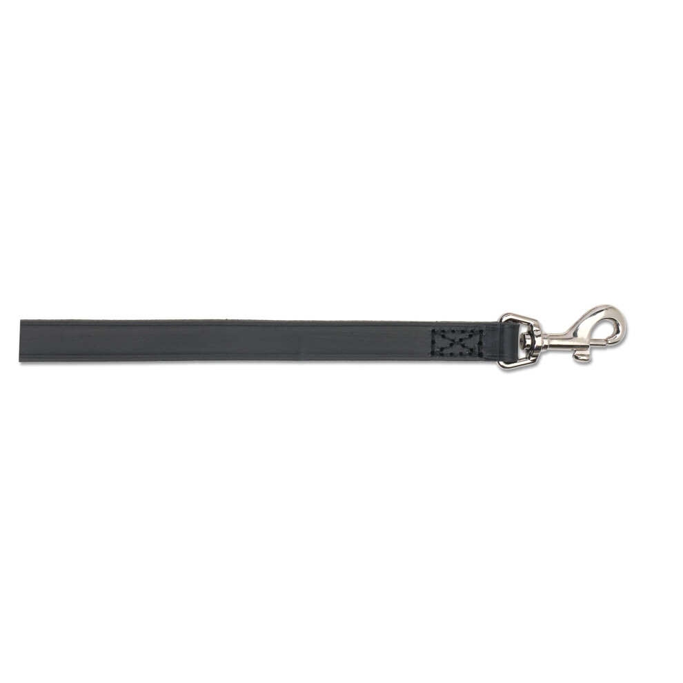 Heritage Leather Lead Black 19mm X1m