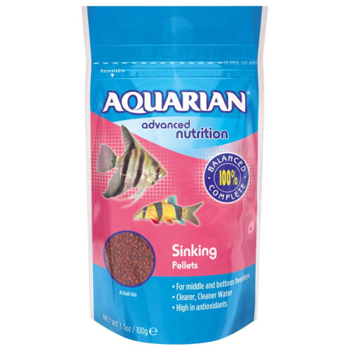 Aquarian Aquarian Sinking Pellet 100g