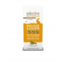 Selective Naturals Meadow Loops For Rabbits With Timothy Hay & Thyme 80g