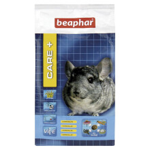 Beaphar Care+ Chinchilla Food 1.5kg (Code 18405) - Premium, Low Fat, High-Fiber Diet with Omega 3 & 6