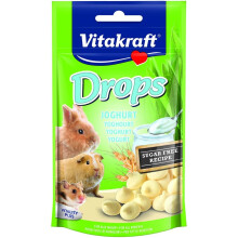 Vitakraft Small Animal Drops - Yoghurt (75g 2) (Pack of 9)