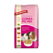 Mr Johnson's Supreme Guinea Pig Mix 15kg MV3SG15 - Fibrous diet with added Vitamin C and Verm-X for digestive health