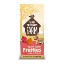 Tiny Friends Farm Russel Fruitees With Cherry & Apricot 120g (Pack of 8)