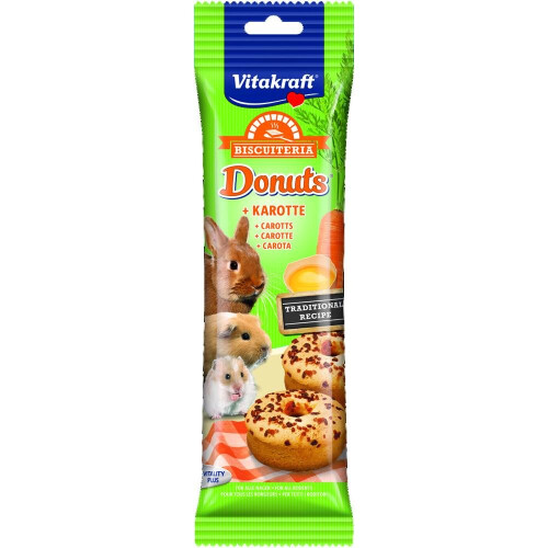 Vitakraft Multi Species Donuts Carrot (28g 1) (Pack of 6)