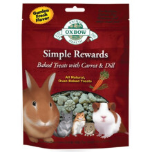 Oxbow Simple Rewards Baked Treats With Carrot & Dill 60g (Pack of 8)