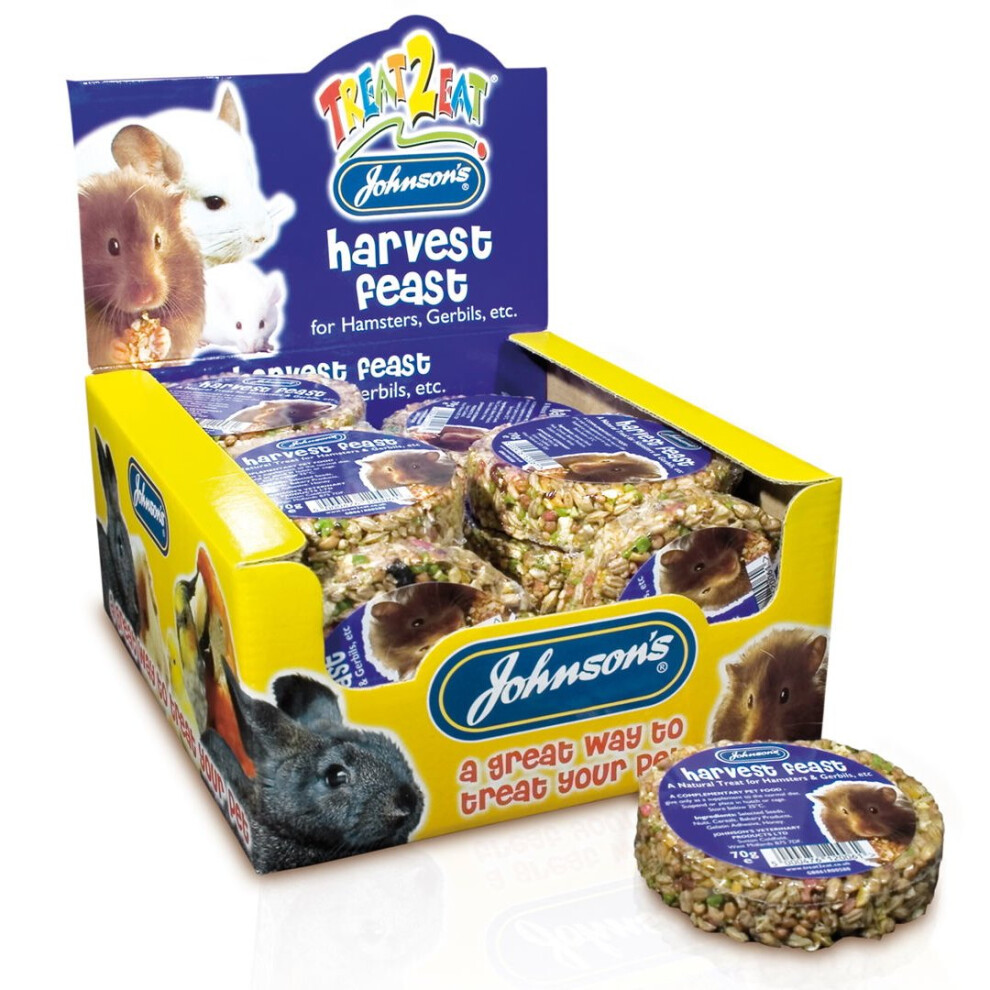 Jvp Hamster & Gerbil Harvest Feast 70g (Pack of 18)