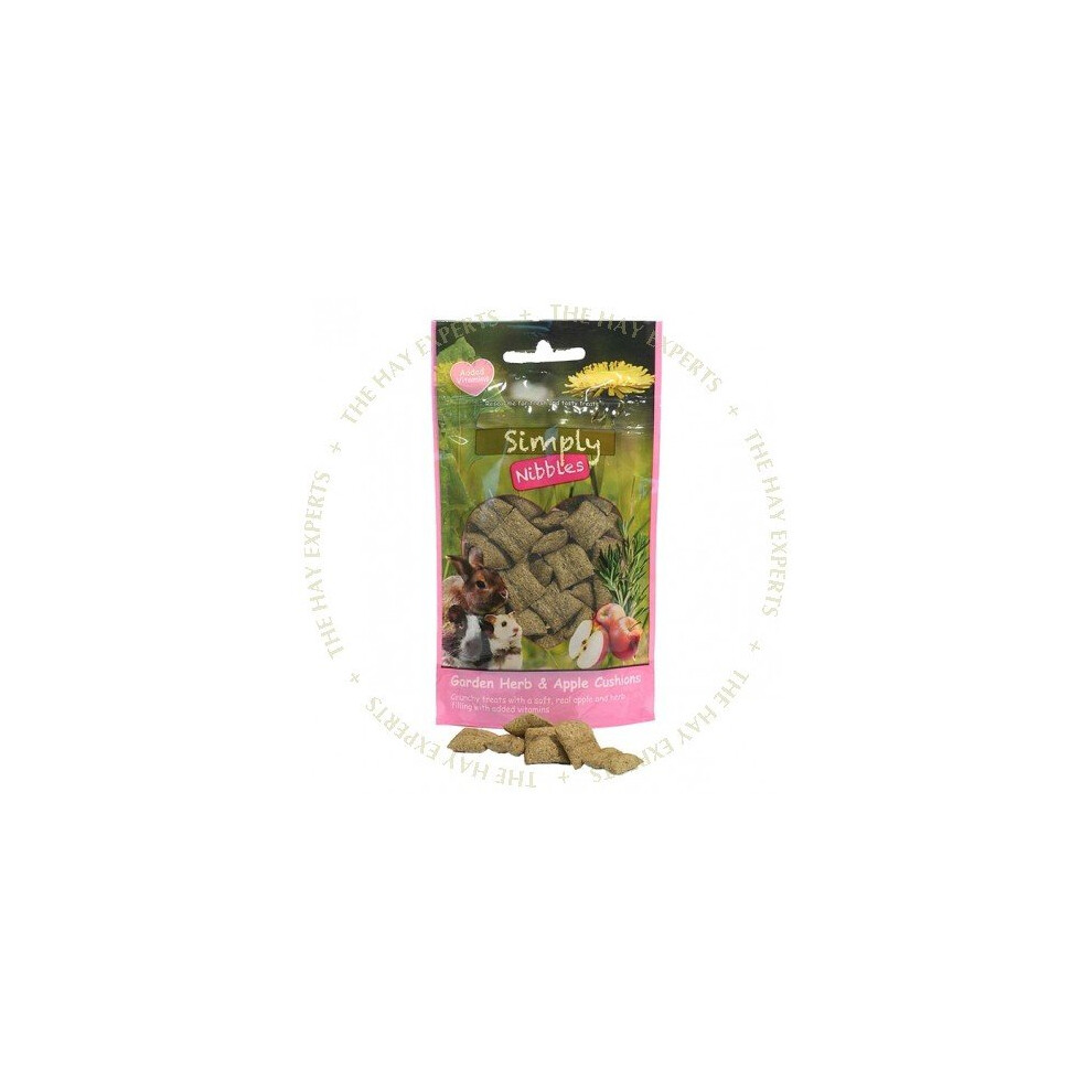 Rosewood Simply Nibbles Garden Herb & Apple Cushions 50G (Pack Of 12)