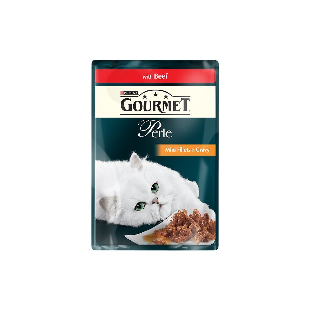 Gourmet Perle Pouch Beef Grilled 85g (Pack of 24)