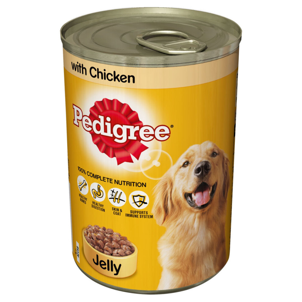 Pedigree Can Jelly Chicken 385g (Pack of 12)