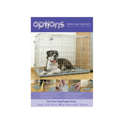 Rosewood Options Two Door Dog/pup Home Medium 76 X 56 X 61cm