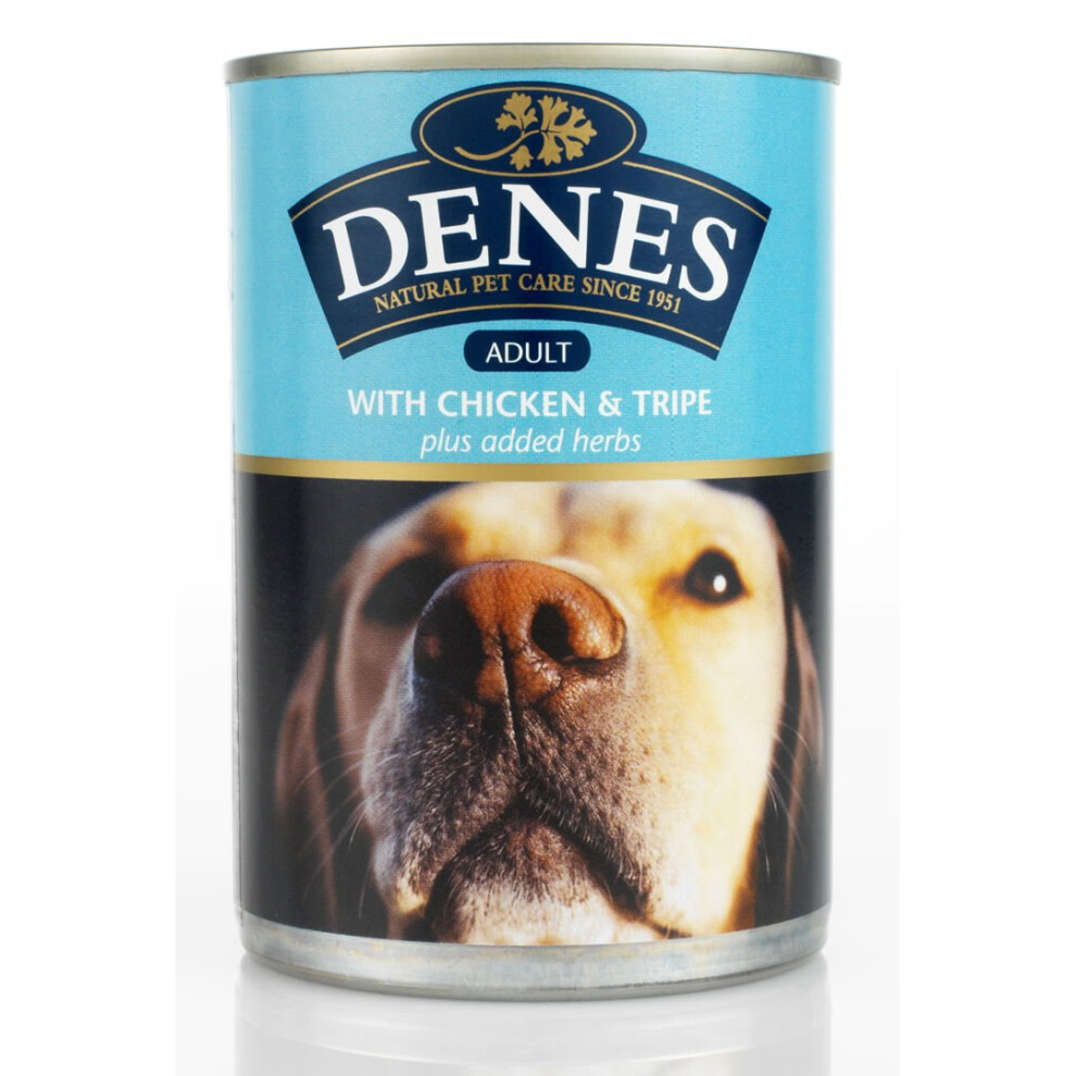 Denes Dog Adult With Chicken & Tripe + Herbs 400g (Pack of 12)