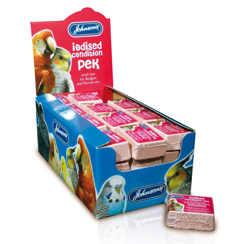 Jvp Iodised Condition Peks Small Birds (Pack Of 48)