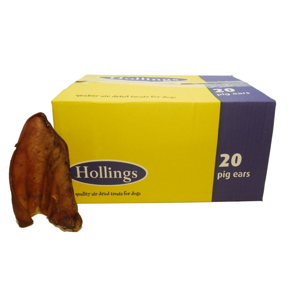 Hollings Pigs Ears Bulk Box (20S)
