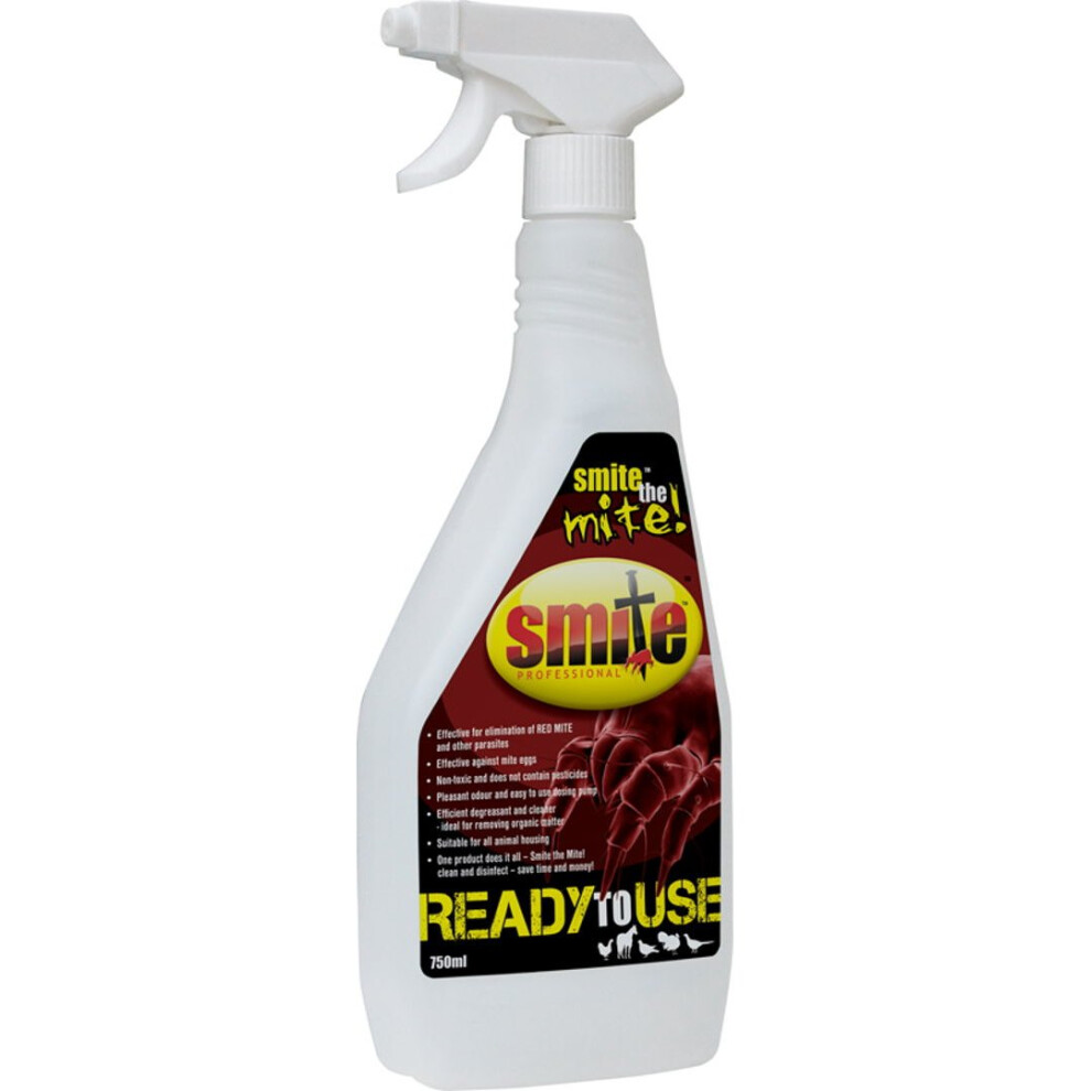 Smite Rtu Red Mite/parasite Treatment & Disinfectant 750ml