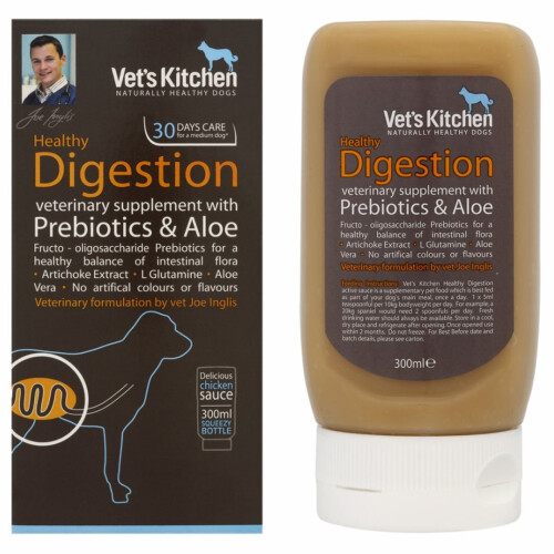 Vet's Kitchen Healthy Digestion Supplement Squeezy Bottle 300ml