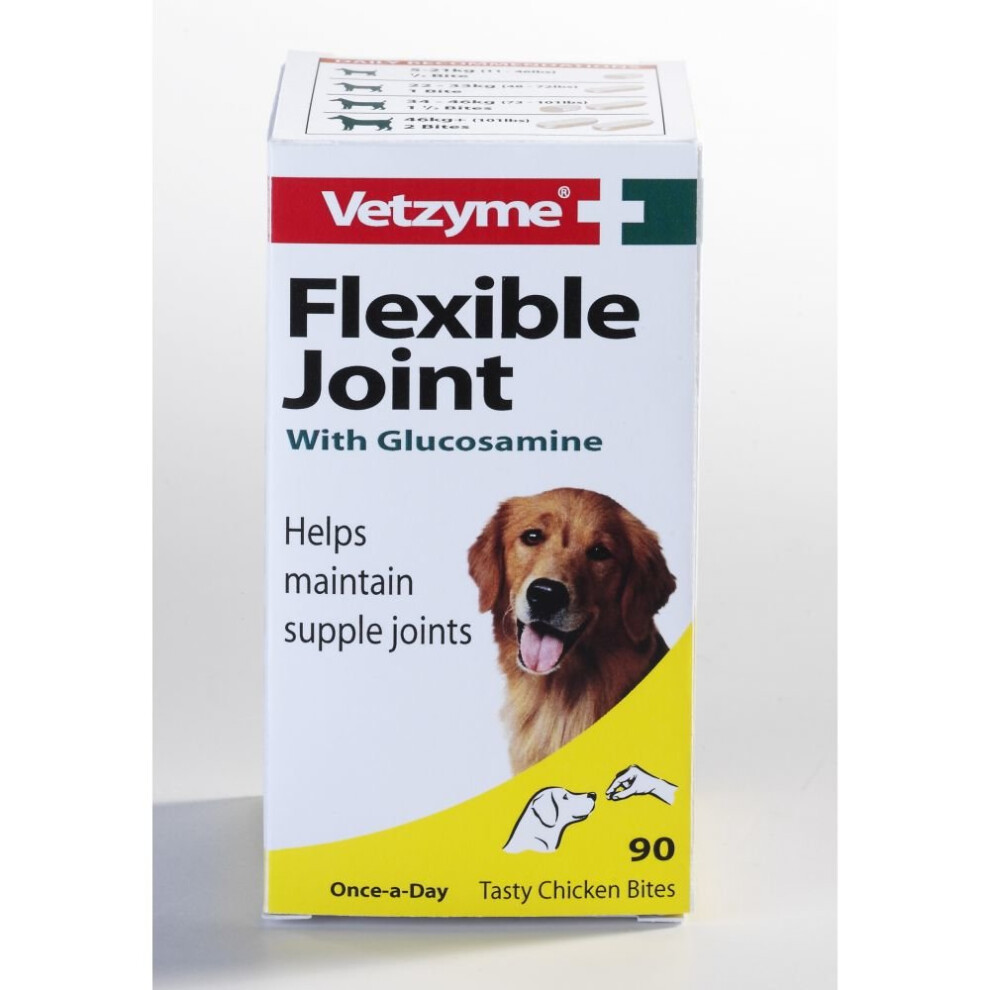 Vetzyme Flexible Joint With Glucosamine Tablets (90s)