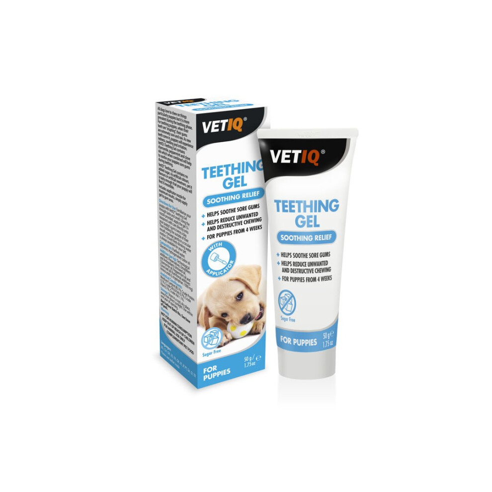 VetIQ Puppy Teething Gel 50g