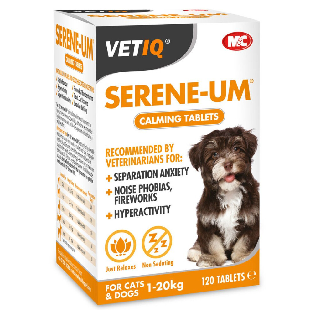 Vetiq Serene-um Calm 120 Tablets