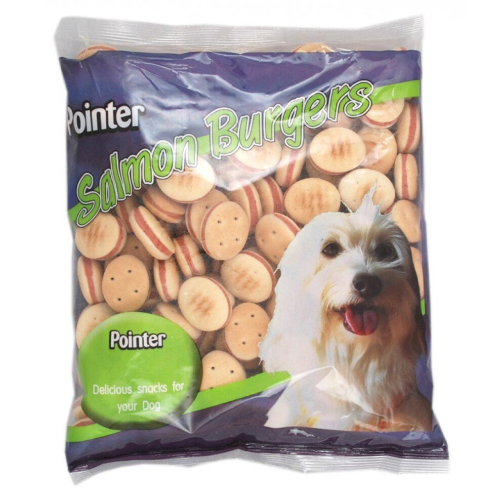 Pointer Pet Products Pointer Salmon Burgers 400G (Pack Of 6) Pb2274 - Supports Healthy Teeth & Gums - Any 3 For 2 Multibuy