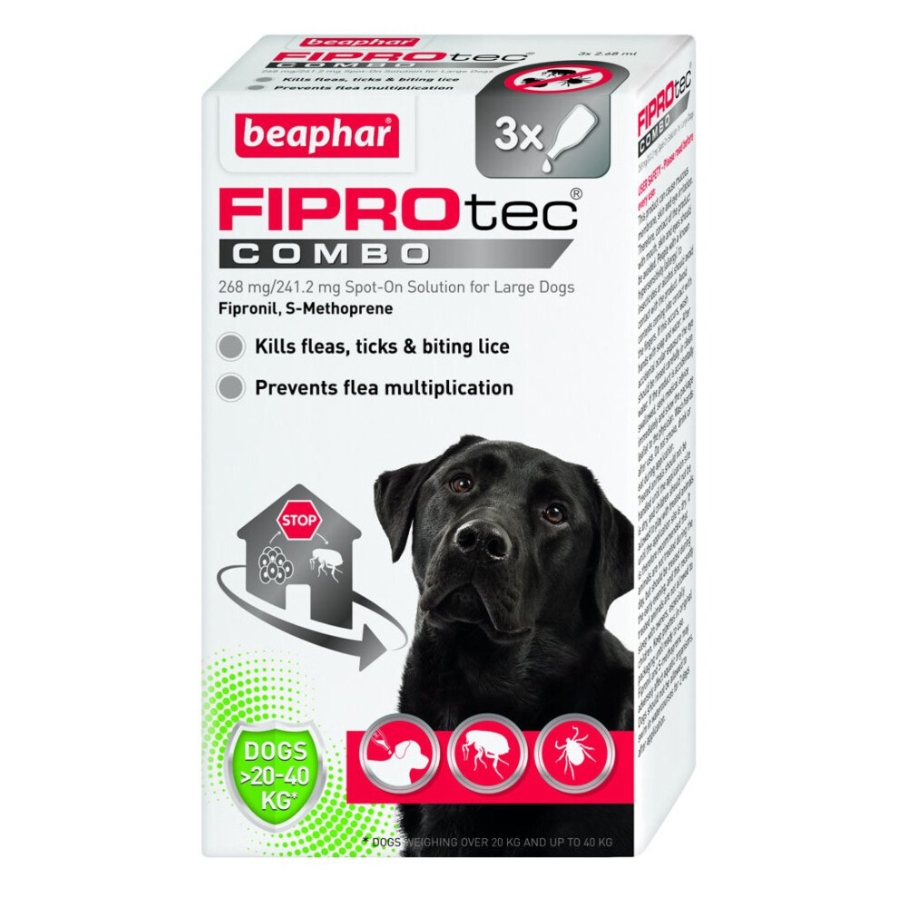 New Fiprotec Combo Large Dog 3 Pipette