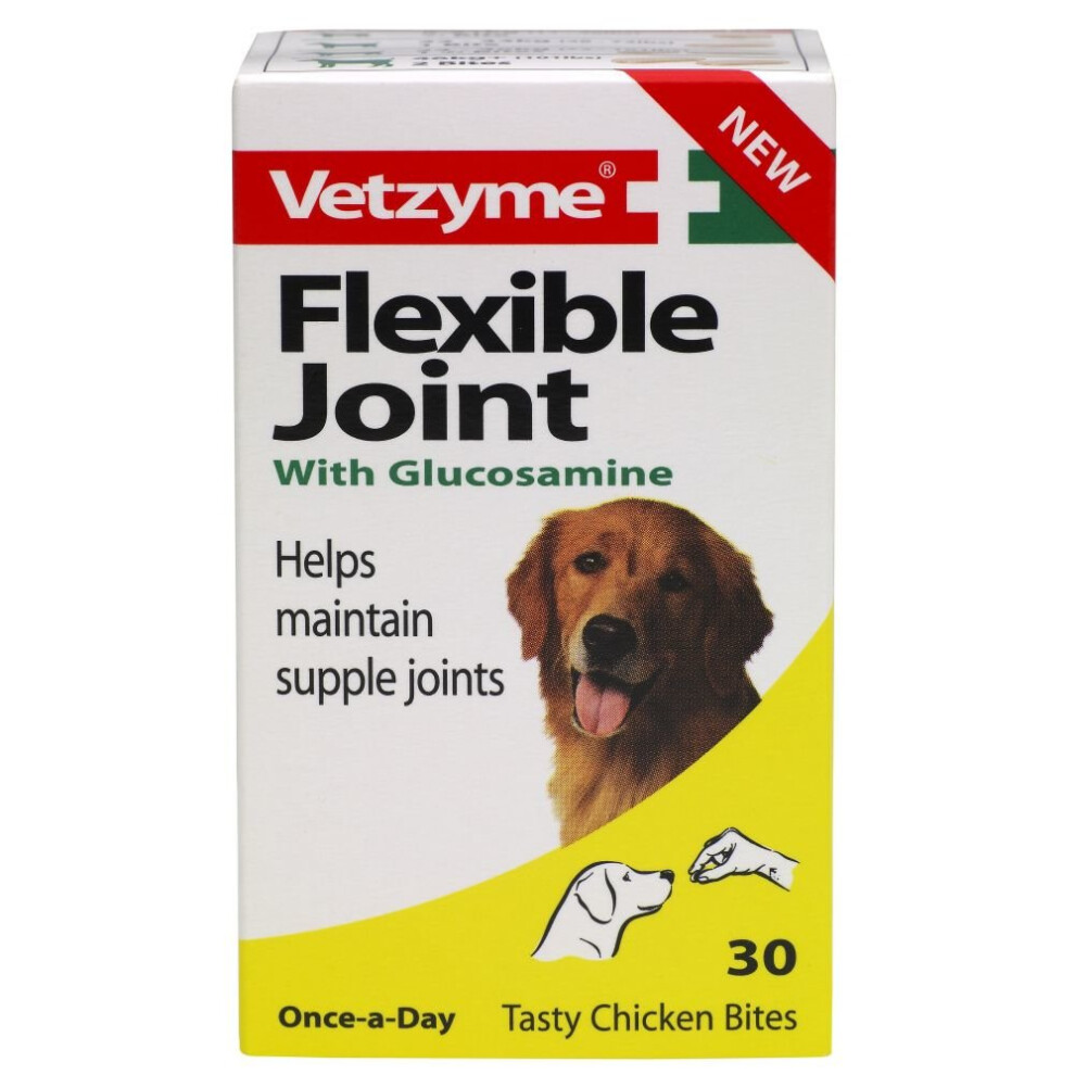 Vetzyme Flexible Joint With Glucosamine Tablets (30s)